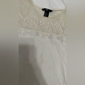 HM white blouse